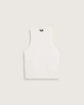 Premium Waffle Tank Top - Egret White