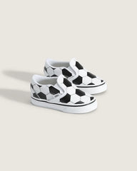 Toddler Classic Slip-On V Shoe - Soccer Black / White