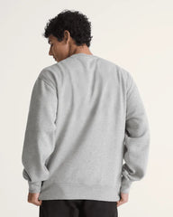 Stretch Logo Crew Sweatshirt - Cement Heather Grey