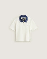 Priscilla Polo Shirt - Egret White