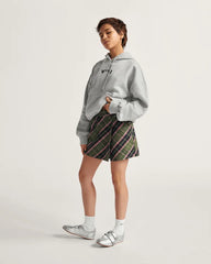 Sirelle Wrap Mini Skort - Pine Forest Green / Dawn Pink