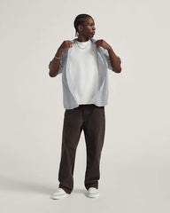 Skate Check-5 Loose Denim Pants - After Dark Brown