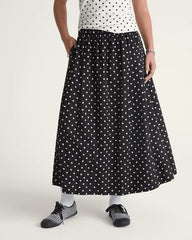 Francesca Skirt - Black / Marshmallow White