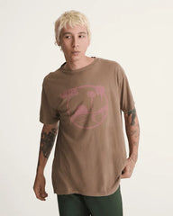 Waffle Shop Sun Vans Style T-Shirt - Brown