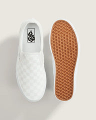 Classic Slip-On Checkerboard Shoe - Checkerboard True White