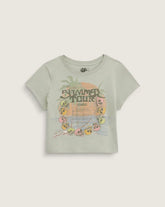 Summer Daze Palm T-Shirt - Soft Sage Green