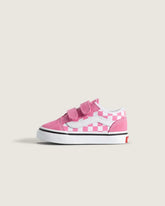 Toddler Old Skool V Checkerboard Shoe - Checkerboard Fizz Pink