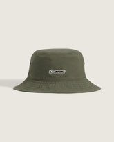 Dropped V Bucket Hat - Mossy Olive Green