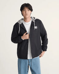 Torrey Hooded Coaches Jacket - Black