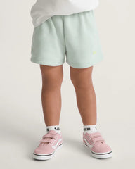 Little Kids Script Logo Sweatshort - Dusty Mint Green