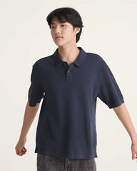 Vans X Rowan Z Polo Shirt - Parisian Night Blue
