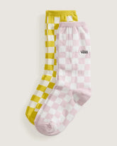 Kids Ticker Crew Socks - Dusty Gold