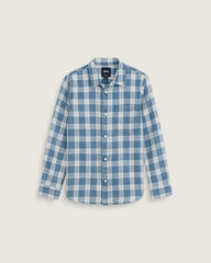 Kids Lawson Solid Oxford Long Sleeve Shirt - Bleach Indigo