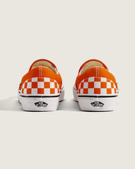 Game Day Classic Slip-On Checkerboard Shoe - Checkerboard Orange / True White