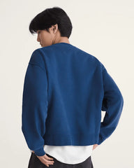 Premium Crewneck Sweatshirt - Deep Indigo Blue