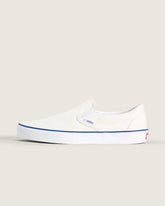 Classic Slip-On Shoe - Marshmallow White / Blue