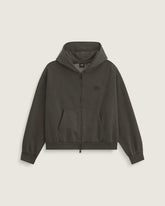 Premium Zip Hoodie - Faded Black