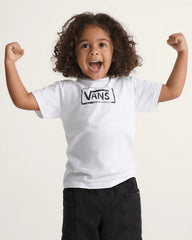 Little Kids Vans On Canvas T-Shirt - White