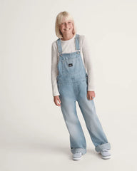 Kids Sirelle Denim Overalls - Stonewash Blue