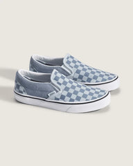 Classic Slip-On Checkerboard Shoe - Checkerboard Light Blue