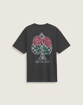 The Painted Rose T-Shirt - Faded Black