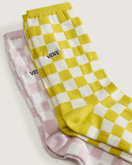 Kids Ticker Crew Socks - Dusty Gold