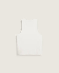 Premium Waffle Tank Top - Egret White