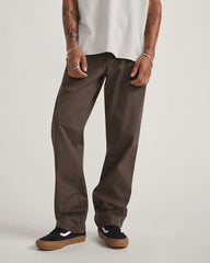 Authentic Chino Relaxed Pants - Coal Brown