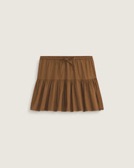 Francesca Mini Skirt - Dachshund Brown