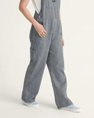 Chore Stripe Overall - Hickory Stripe Blue