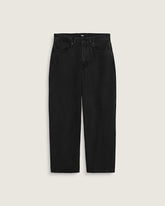 Kids Check-5 Loose Denim Pants - Stonewash Black