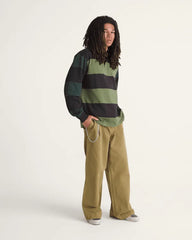 Authentic Chino Loose Pants - Olive Brown