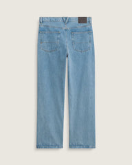 Check-5 Loose Denim Pants - Stonewash Blue