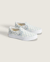 Little Kids Classic Slip-On Checkerboard Shoe - Checkerboard Dawn Mist Blue