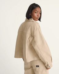 Emily Boxy Workwear Jacket - Incense Brown