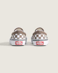 Little Kids Classic Slip-On Checkerboard Shoe - Checkerboard Walnut Brown