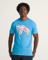 Van Doren Approved X All Nations T-Shirt - Blue