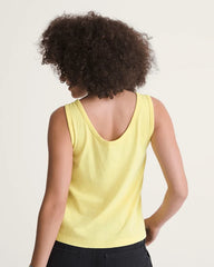 Sunny Daze 66 Tank Top - Faded Yellow