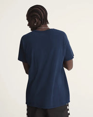 Waffle Shop Wave Blend T-Shirt - Navy Blue