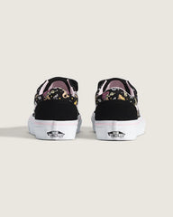 Little Kids Old Skool V Shoe - Glow-in-the-Dark Black / Pastel Pink