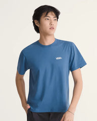 Left Chest Logo Shrunken T-Shirt - True Navy Blue