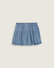 Francesca Denim Mini Skirt - Stonewash Blue