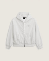 Premium Zip Hoodie - Ash Heather Grey