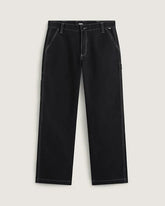 Chore Mid Rise Straight Pants - Black