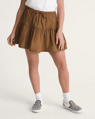 Francesca Mini Skirt - Dachshund Brown