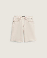 Check-5 Baggy Denim Shorts - Natural Seed Beige