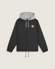Torrey Hooded Coaches Jacket - Black