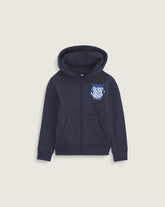 Little Kids Dizzy Bear Zip Hoodie - Parisian Night Blue