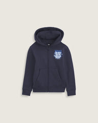Little Kids Dizzy Bear Zip Hoodie - Parisian Night Blue