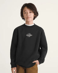 Kids Food Spot Crew Pullover - Black